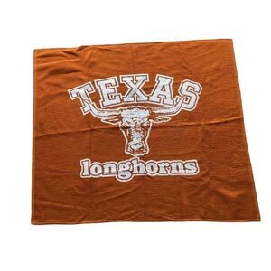 Vintage Texas Longhorns NCAA Throw Blanket 48 x 48 Made in USA